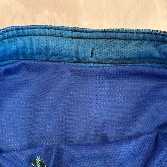 NIKE Men’s Bathing Suit Swim Trunks Swim Shorts - blue, size S - Picture 3 of 5